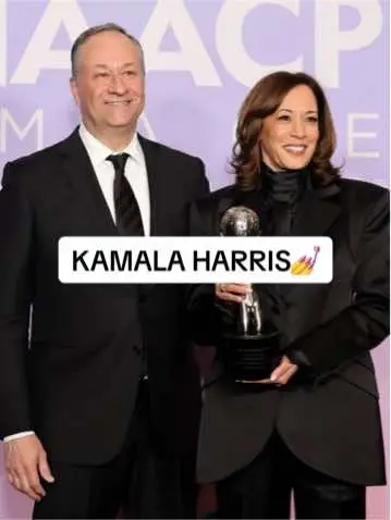 Kamala Harris receives prestigious Chairman's prize at NAACP Image Awards, this has been her first major appearance since President Trump has took office😱 #culture #shades #downloadshades #breakingnews #shadesapp #fypシ #kamala 