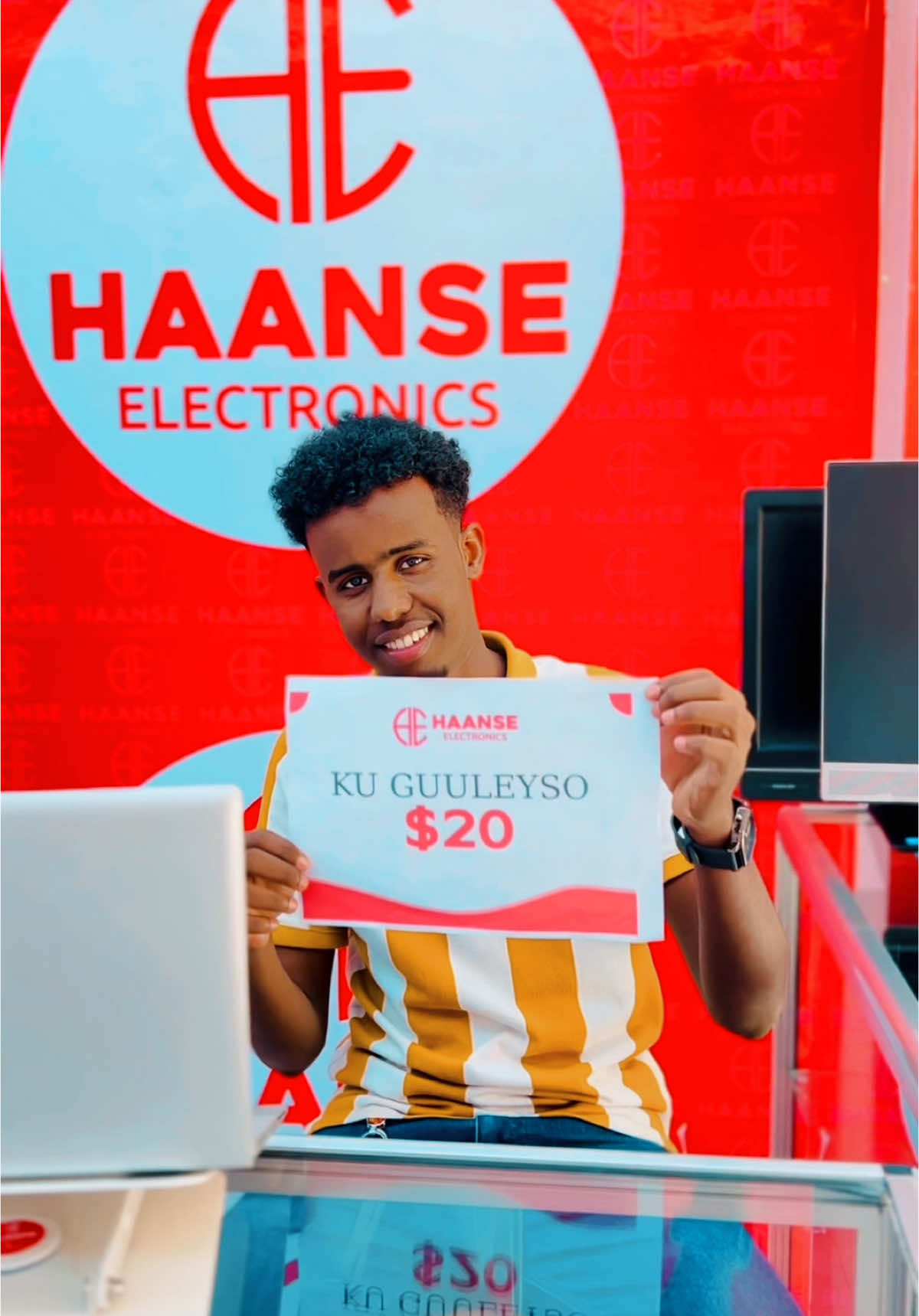 Ku guuleyso $20 oo Lacag ah. Buuxi dhamaan Shuruudaha Guleystuhuna waa Qofkii buuxiya dhamaan shuruudaha Soona Qora Comment ga 1aad##haanseelectronics #followformorevideo #forex #foryoupage 