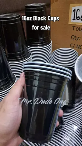 16oz Black Cups for sale ##BlackCups #mrdudeong #bluecups #tiktokfinds #tiktokmademebuyit #partycups #tiktokfinds 