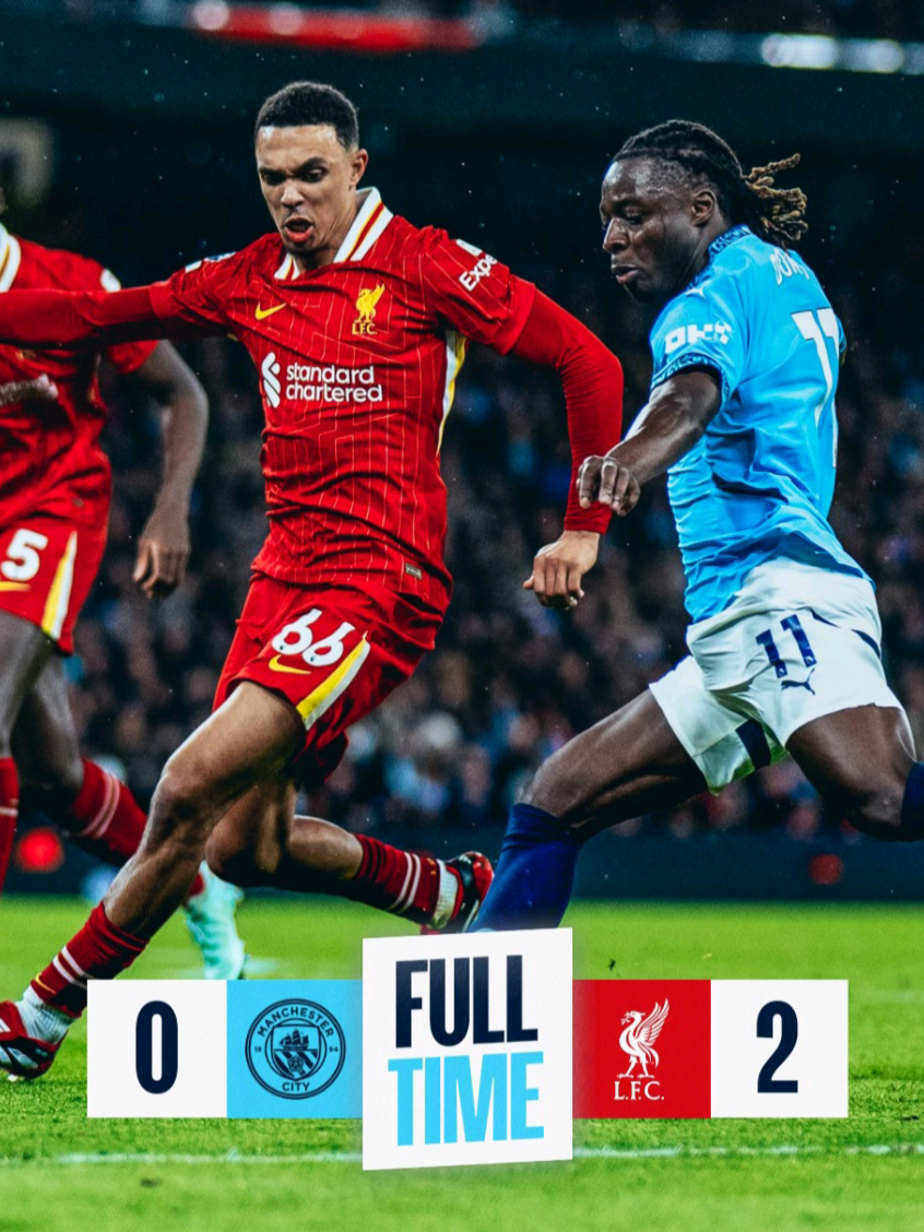 Manchester City vs Liverpool 0 - 2 - All Goals & Highlight | Premier League 24/25 #PremierLeague  #mancity #liverpool  #highlight #goals 