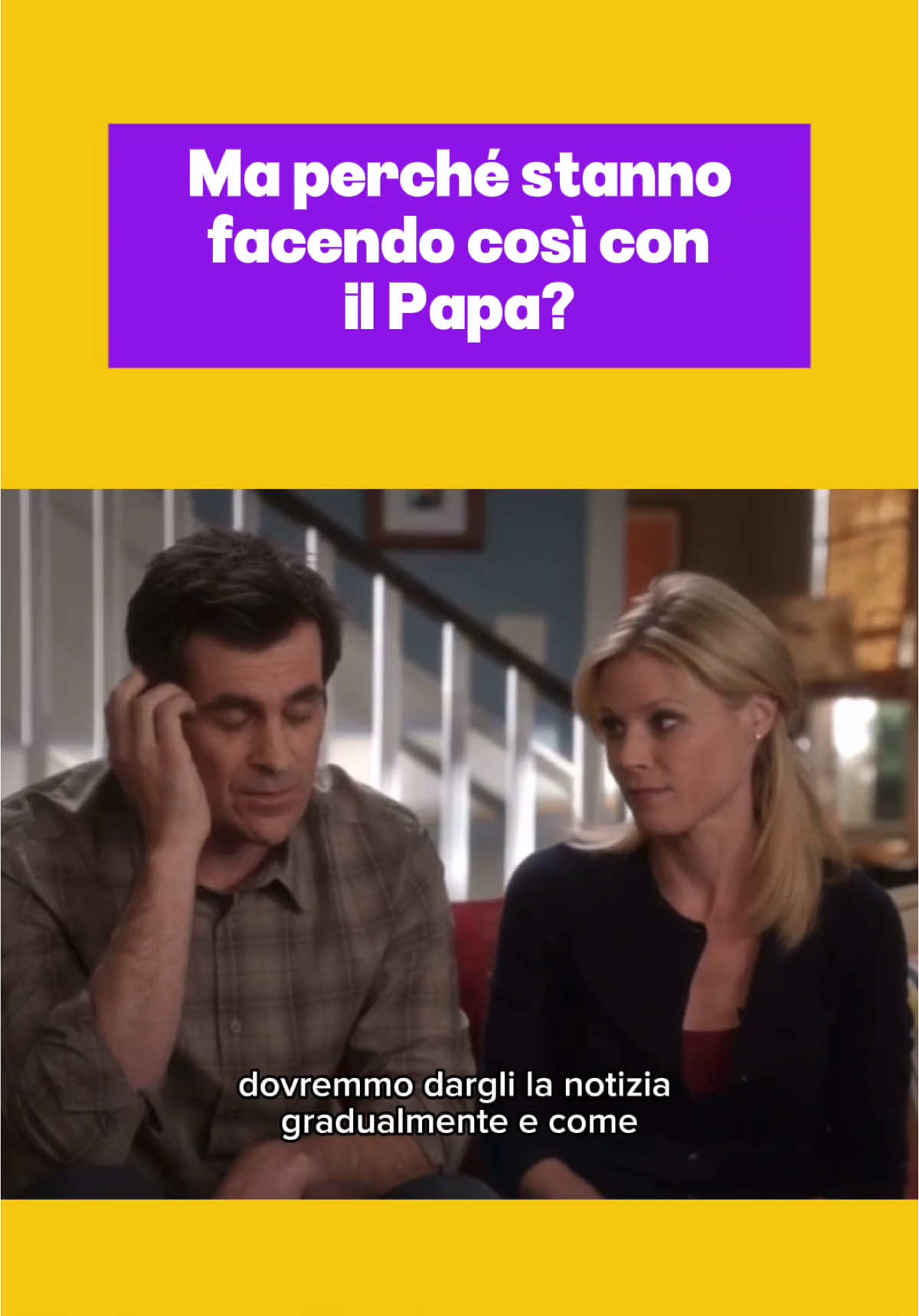 Ci stiamo facendo delle domande #modernfamily #papafrancesco #meme #phildunphy 