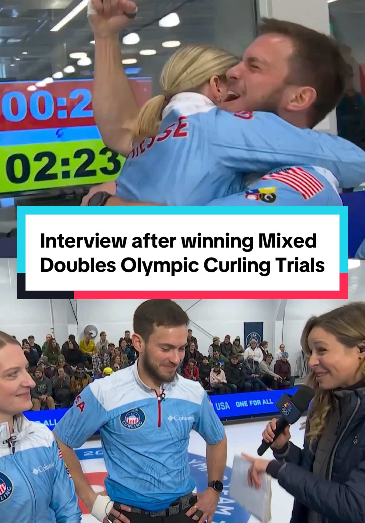 After coming up short in the past, team Cory and Korey reflect on their big victory at Mixed Doubles Curling Trials. 🫡