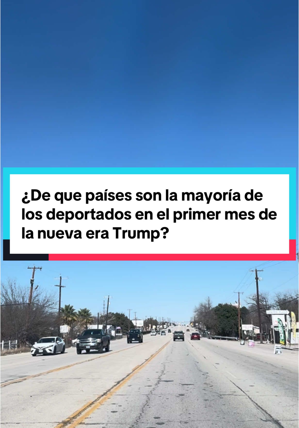 ¿De que países son la mayoría de los deportados en el primer mes de la nueva era Trump?