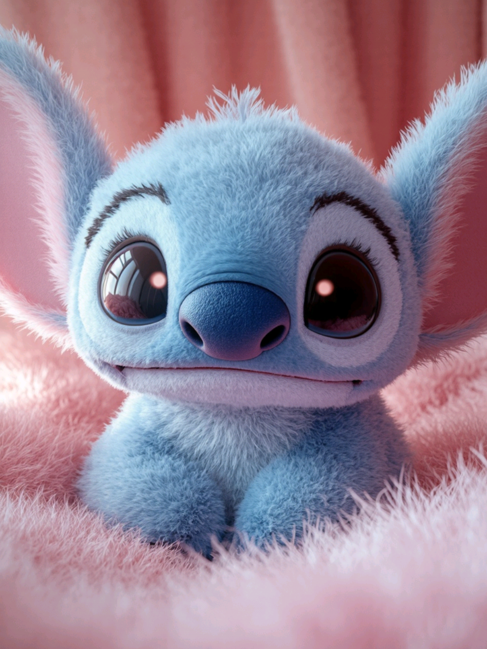 Stitch Baby 🥹🩵💙 #cutebaby #stitch #funny #baby #wallpaper 