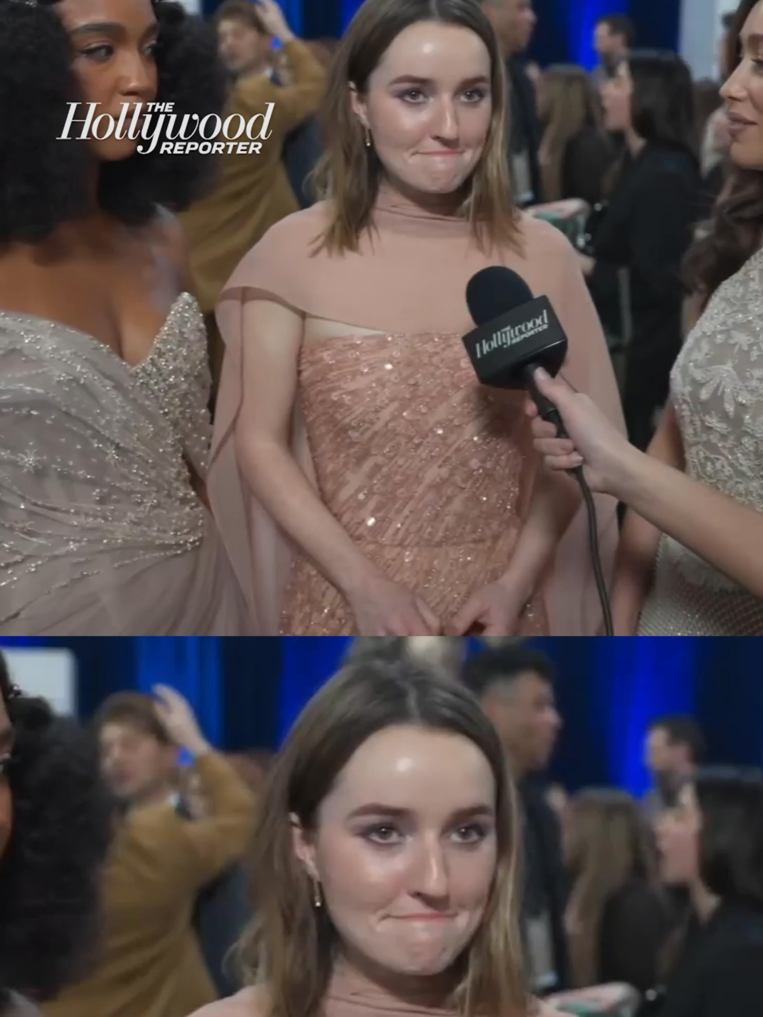 #kaitlyndever says she can't remember her last day on set for #thelastofus season two at the #sagawards