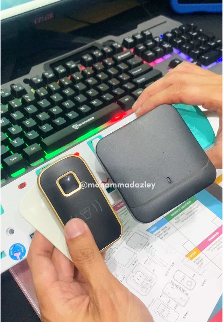 Loceng wireless tanpa bateri senang guna. Sesuai guna kat rumah. Harga murah jer. Grab cepat sebelum sold out 🔥🔥 #loceng #locengrumah #door #doorbell #bell 