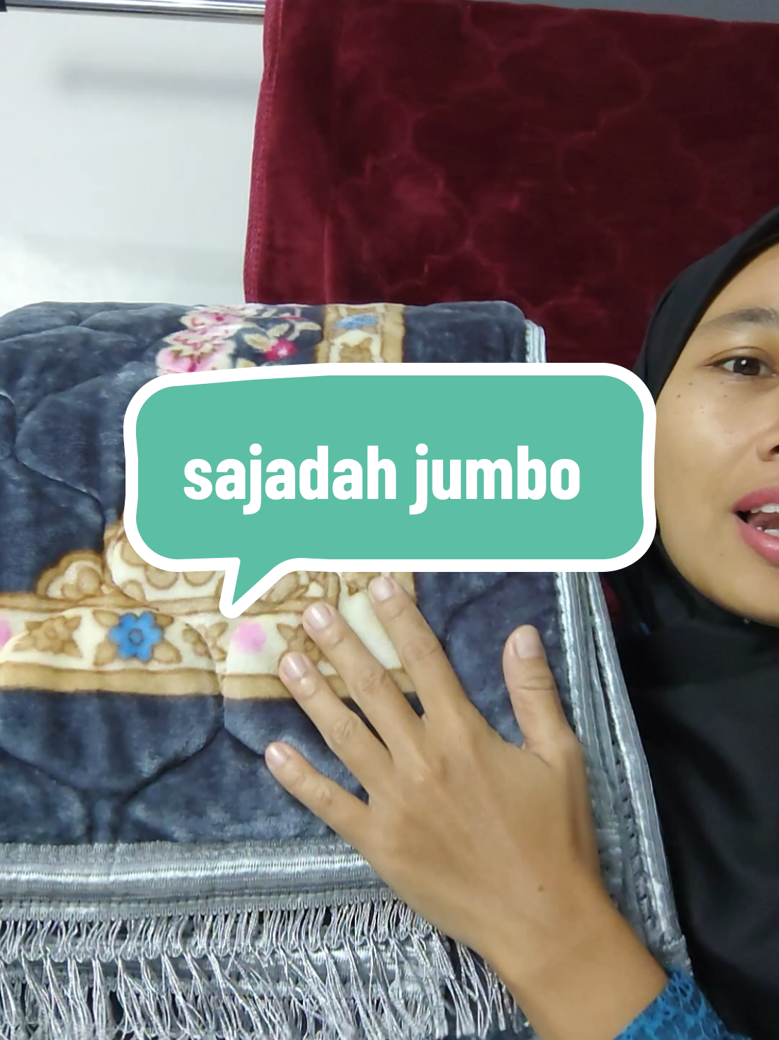 sajadah jumbo, tebal, empuk, anti slip#sajadahviral #ekspresikanramadan #sajadahtebal #sajadahempuk #sajadah #sajadahturki #sajadahantislip #sajadahjumbo 