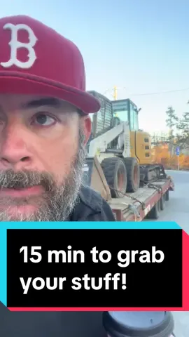 Court gave my buddy Frank 15 minutes to grab his belongings #divorce #marriage #wife #husband #m #h #d #skidsteer #excavator #e #x #peterbilt #trucking #truck #work 