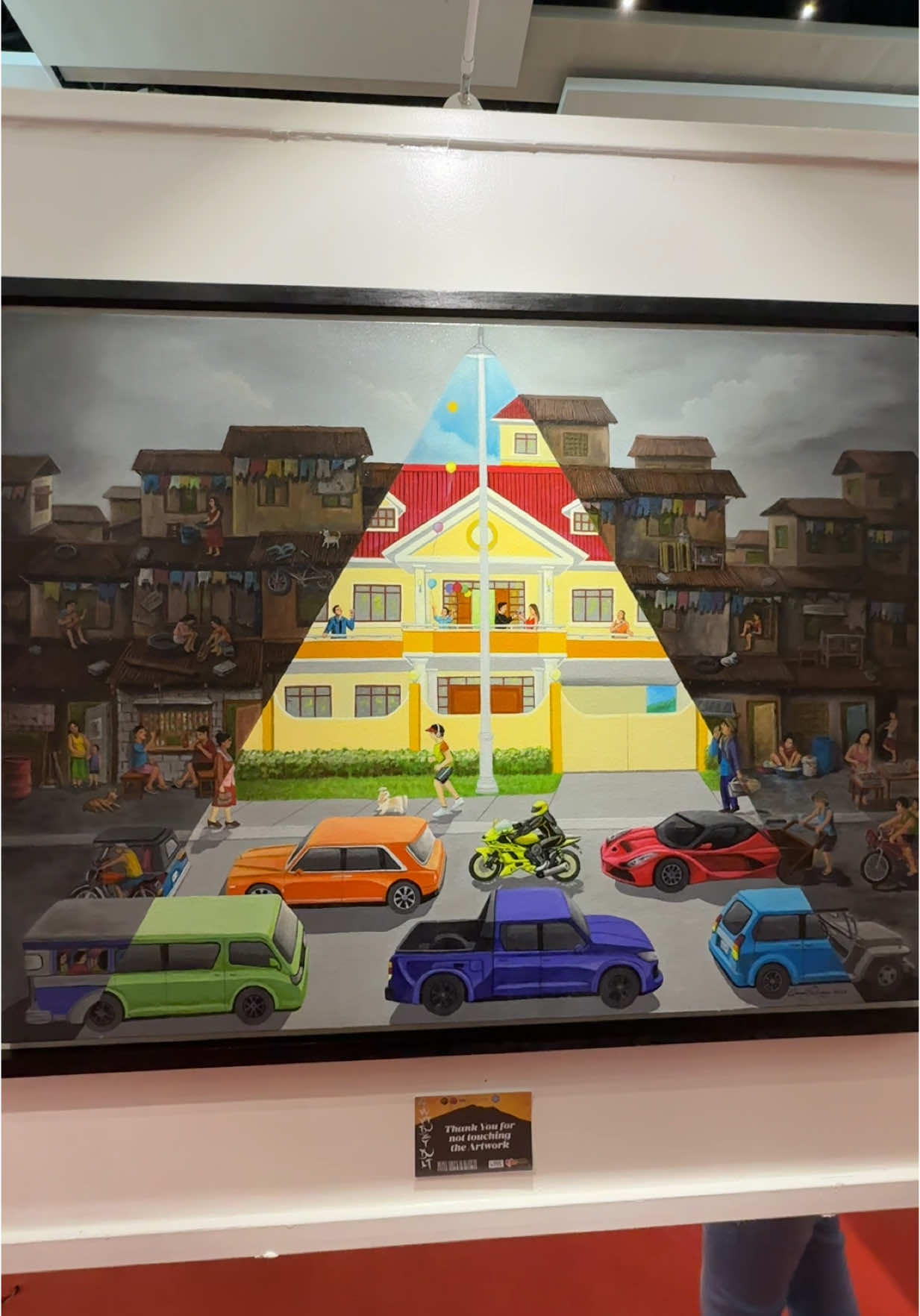 saw this painting sa sm clark. #votewisely #gisingpilipino 