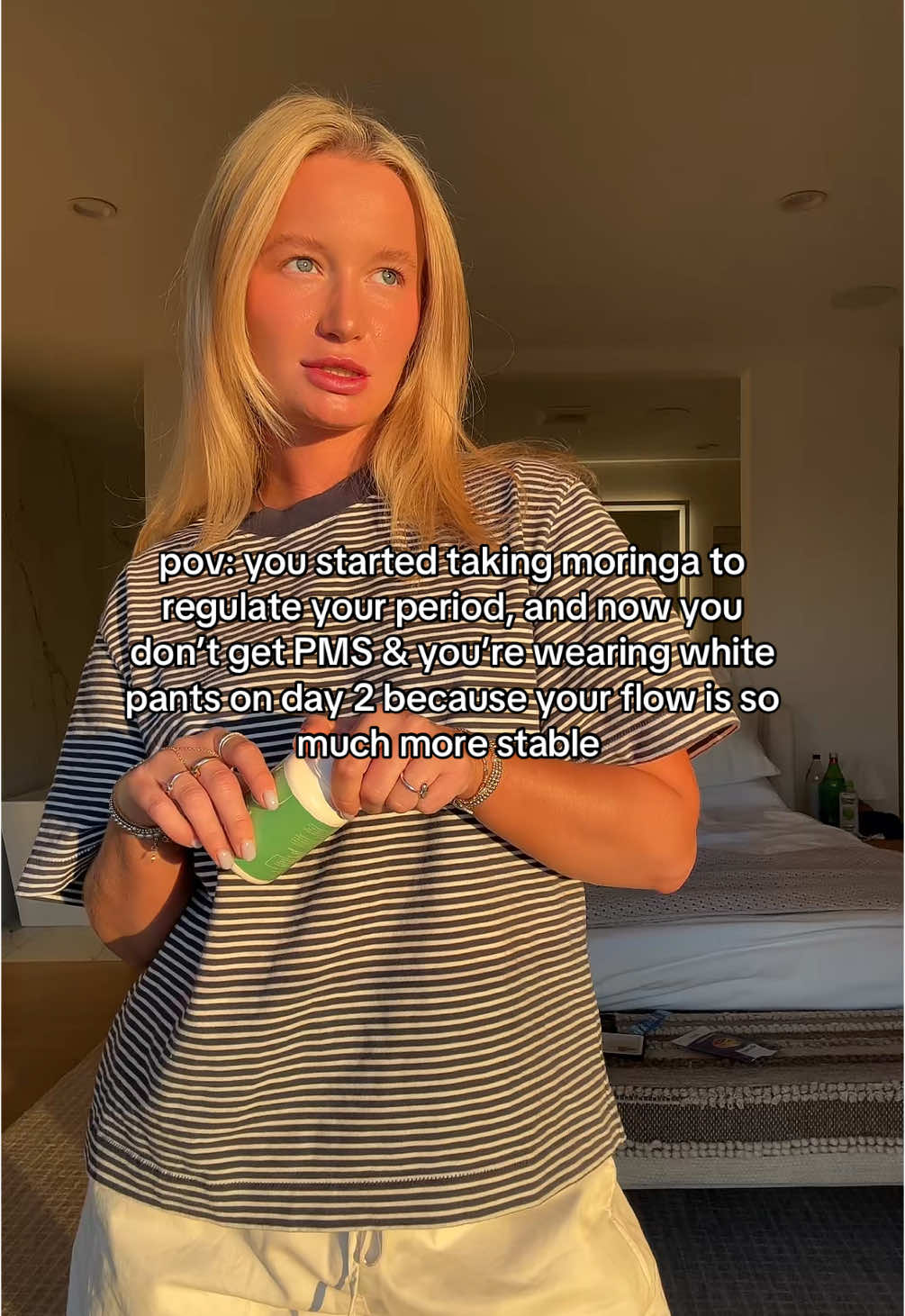 so much iron and estrogen-balancing vitamins in moringa it’s crazyyy #moringa #moringapowder #moringabenefits #pmdd #pcos #supplementsthatwork 