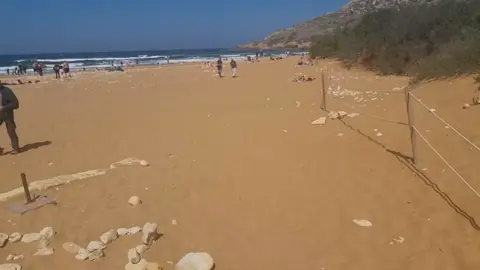 MALTA | Ramla Bay & CAVE #urduvlog #beachvibes #boats #Vlog #wheretovisit #Summer #destination #cheap #peaceful #holidays #viralbeach #sea #ramlabay #mustvisit #safe 