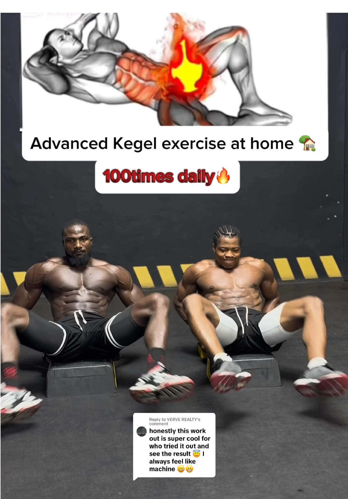 Replying to @VERVE REALTY Final day (day30) of Kegel challenge 🍾🥳👑