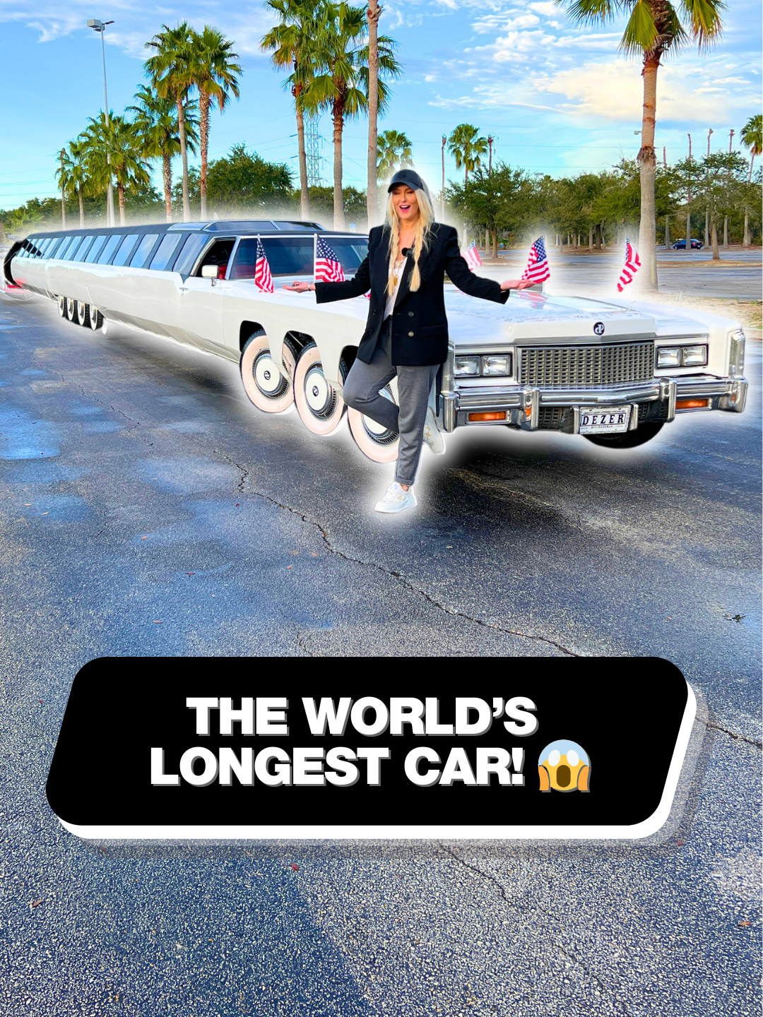 Let me just land my helicopter here 🤣 #limousine #cars #vehicles