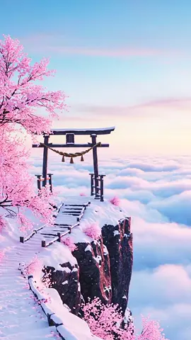 ~天空の鳥居〜 Torii in the sky #癒し #癒し動画 #癒しの瞬間 #幻想的 