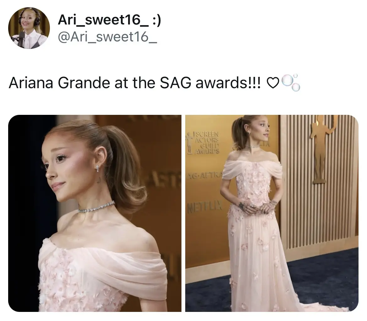 #sagawards #sunshines #ari #ariana #grande #arianagrande #arianators #arianator #explore #yesand #eternalsunshine #2025 #march8th #ari_sweet16_ #viral #fyp #explorepage #fypシ゚viral #musicvideo #music #video #june7th #theboyismine #dontletthisflop #dontflop #lovenotes #demure #classy #modest #cutesy 