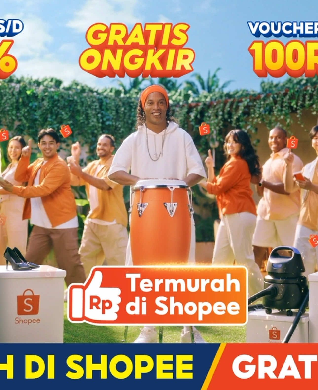 EMANG JUARAAAA!! Gokil banget @Ronaldinho bikin warga tercenganggg!! #ShopeexRonaldinho #RonaldinhoDiShopee