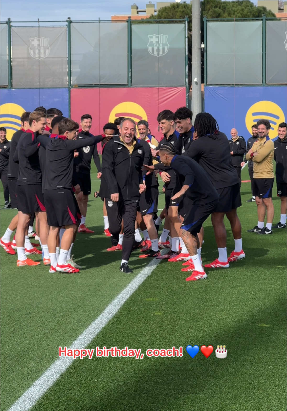 Special training session for Mr. Flick! 💙❤️ #fcbarcelona #barçaontiktok #Flick 