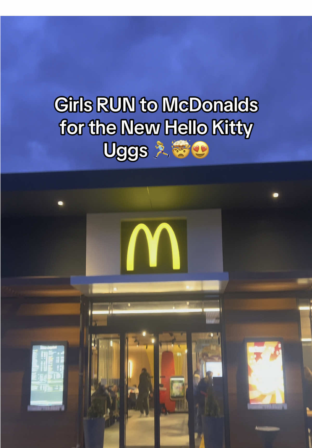 Girls Just RUN to McDonalds Right Now for the New Hello Kitty Uggs 🤯😍🎀🏃‍♀️ #hellokitty #hellokittylover #uggs #hellokittygirl #mcdonalds #happymeal 