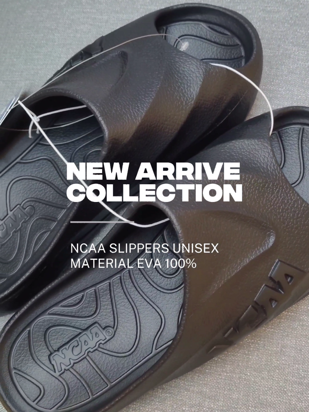 NCAA SLIPPER UNISEX รองเท้าแตะยางกันน้ำ รุ่นใหม่ ดีไซน์สวยมาก #choozenbkk #ncaa #slipper #รองเท้าแตะ #รองเท้ากันน้ํา #รองเท้าแฟชั่น 