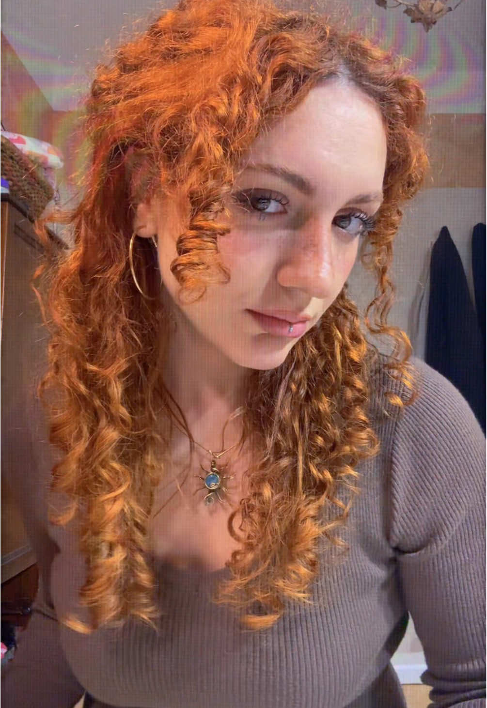 🧚🏻‍♀️#perteeee #xybca #perte #redhair #capelliricci #gingerhair #curlygirl #redhead #curlyhairstyles #curlyhair 