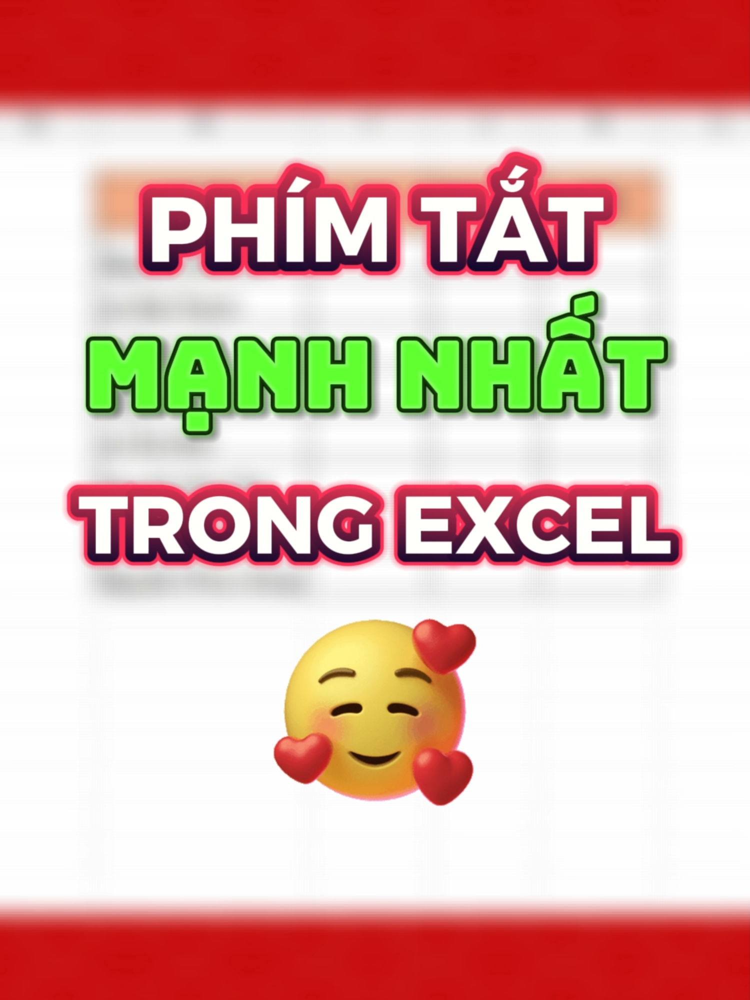 Phím tắt mạnh nhất trong excel #excel #exceltips #exceltricks #tinhocvanphong #meotinhoc
