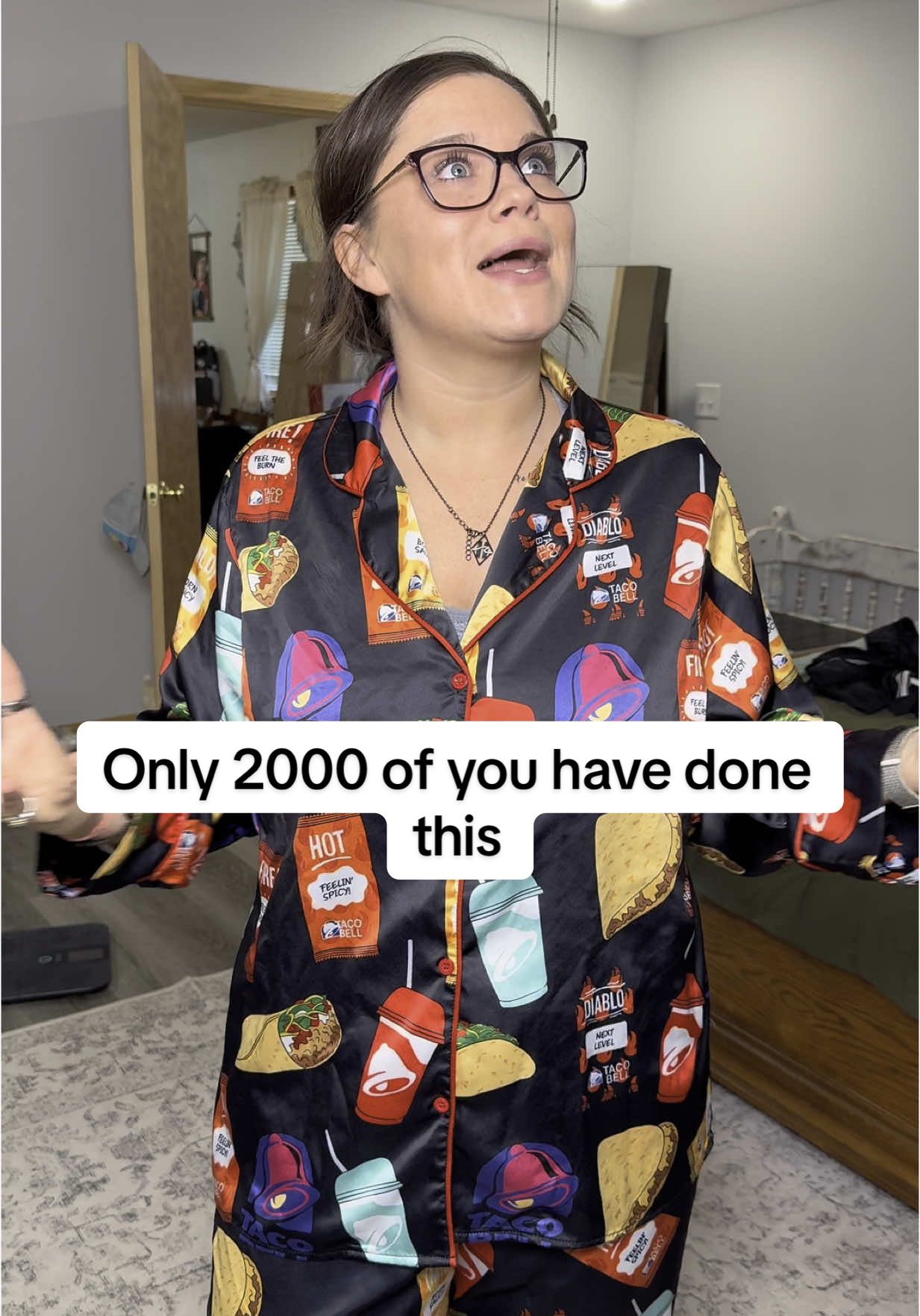 Only 2000 people have endulged in the most comfy pajamas I own and that’s crazy to me #girlsnightideas #tacopajamas #foodtiktok #sheshowpajamas #pajamasets #fashiontok 