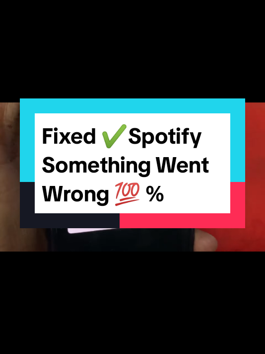 Spotify Something Went Wrong  Spotify Login Problem Something Went Wrong #spotify #howtofix #loginproblem #fyp  #creatorsearchinsights #unlockiostechfix 