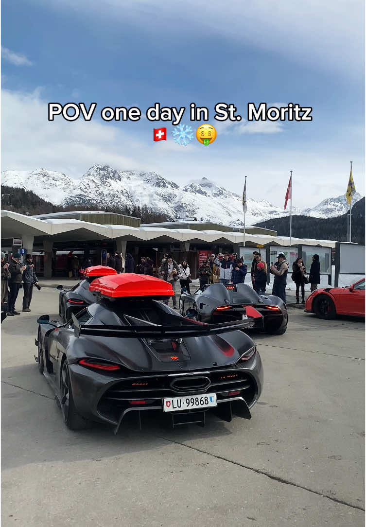 One day in switzerlands most expensive city #stmoritz #cars #theice #koenigesgg