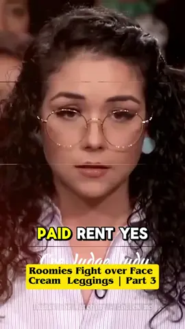 Roomies Fight over Face Cream  Leggings   Part 3_#judgejudy #courtroom #fyppppppppppppppppppppppp #judge #court