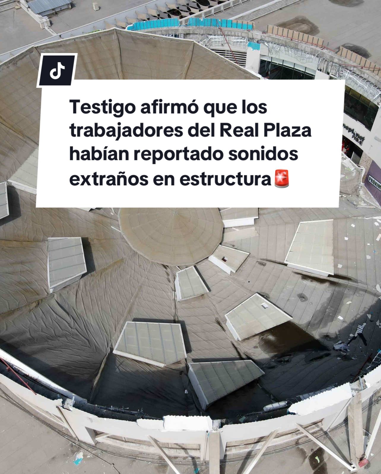 LO ÚLTIMO 🚨 Un testigo afirmó que los trabajadores del Real Plaza habían reportado sonidos extraños en la estructura desde el día anterior al desastre 🚨 #RealPlaza #Loultimo #Trujillo #NoticiasPeru #Testigo #realplazatrujillo #Viral #ElComercioPerú