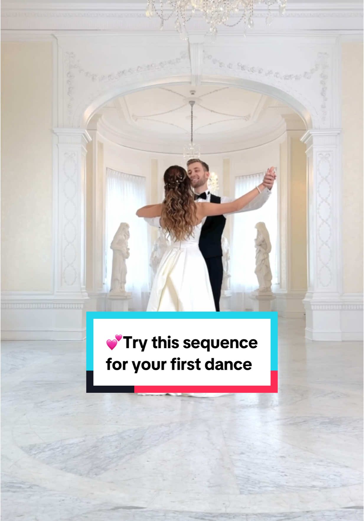 Try it with your love 💕 We present a simple sequence that you can use for your first dance! 💃🕺 Although the steps are easy, the whole routine looks very elegant and impressive, making your first dance truly special. 💖 How do you like it? We’re excited to see your results! 🥰 ✨Follow for more inspiration!✨ ➡️ Learn the first dance step by step: www.dancefromhome.com #weddingdance #weddingdanceonline #firstdance #firstdanceconline #weddinginspirations #wedding #bride #gettinmarriedin2025 #bride2025 #wedding2025 #firstweddingdance  