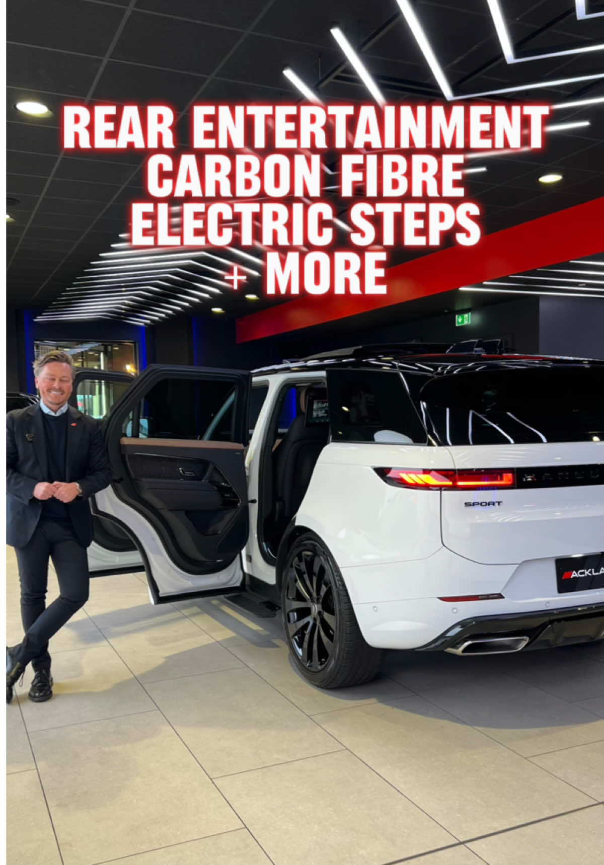 2023 Range Rover Sport 3.0 P400 Autobiography Featuring Electric Side Steps, Rear Seat Entertainment, Forged Carbon Fibre Interior, Sliding Panoramic Sunroof, luxurious Caraway Extended Leather interior + so much more.  Live Priced at £83,490 - Buy & Reserve Online - Contact Richard on 07919161818 or Business WhatsApp us on 07724101010 📲 One Owner From New with only 7,595 Miles #rangeroversport #luxurysuv #4x4 #acklamcars
