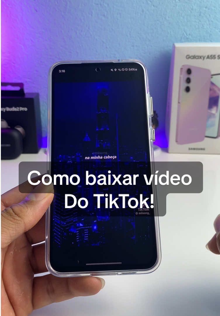 Como baixar vídeos do TikTok sem marca d’água!  #tiktokio #android #dicas #TikTokViral #download #videos #TechTokBrasil #tutorial 