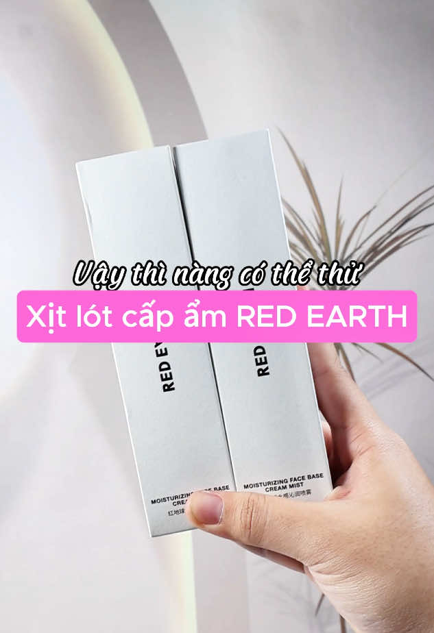 Nàng nào đã phải lòng em kem lót siêu đính đám của nhà RED EARTH thì sao nàng không thử em xịt lót mới của hãng đảm bảo nàng cũng mê tít như tui thôi  #review #reviewmypham #primer #trangđiểm #xuhuonglamdep #reviewlamdep #kemlotredearth #kemlot #redearth 