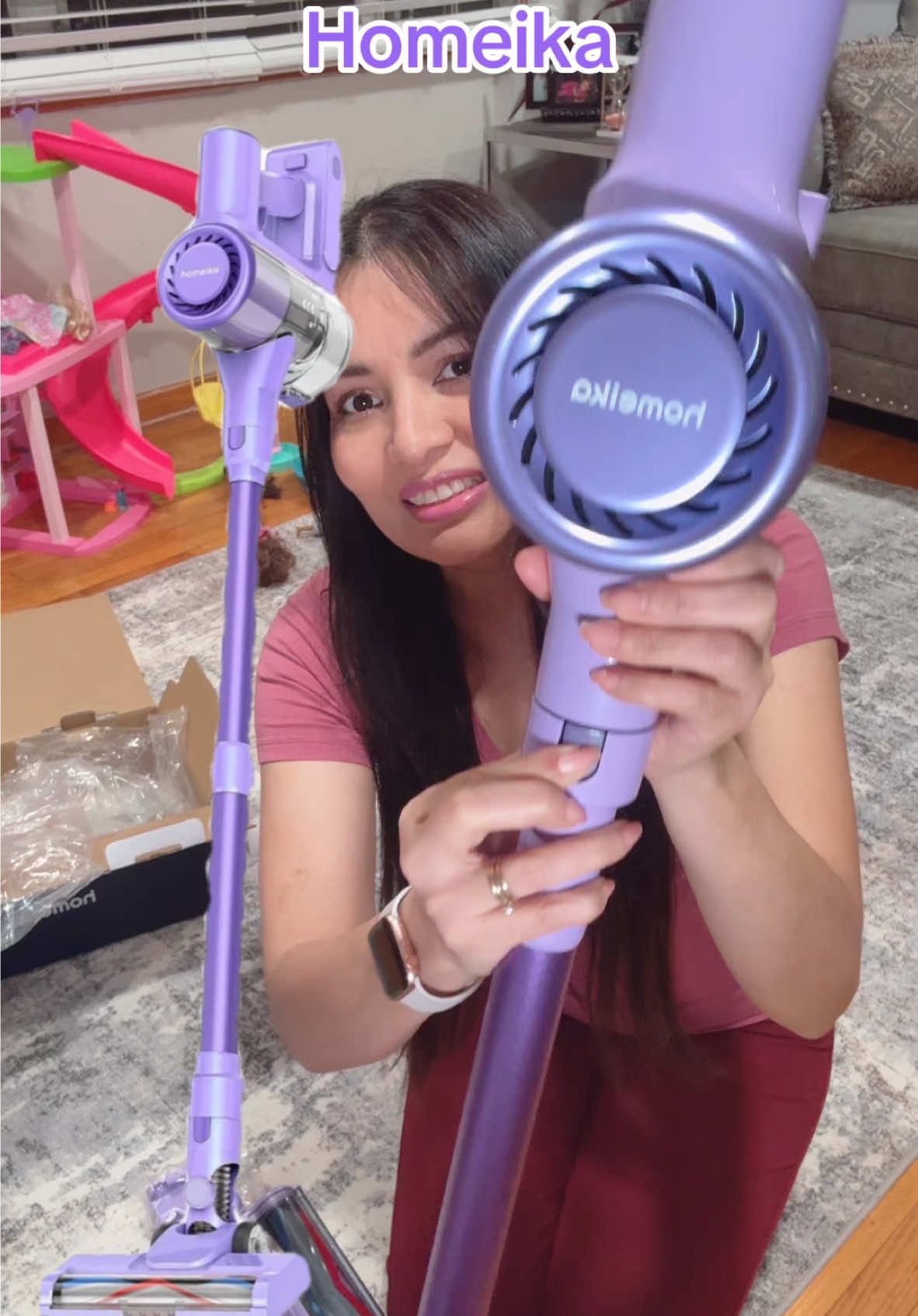 Aspiradora inalámbrica, Homeika Cordless Vacuum @homeikaus.official2 #vacuumcleaner #TikTokShopLoveAtFirstFind #aspiradora #alfombras #aspiradorainnalambrica 