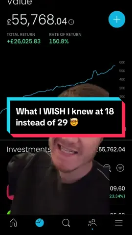 I WISH I knew this at 18 years old! 🤯 Investing early changes everything! ⏳💷 #investingforbeginners #moneymindset #investing #PersonalFinance #stocksandshares 