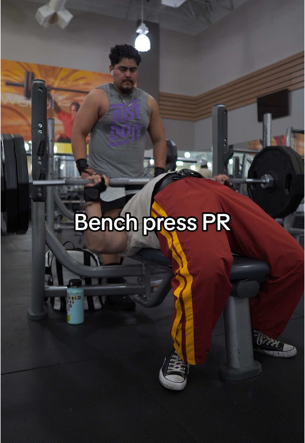 What’s your PR? #benchpress #gympr #Fitness #lifting #gym101 #gymrules #GymTok #gymlifting #fyp