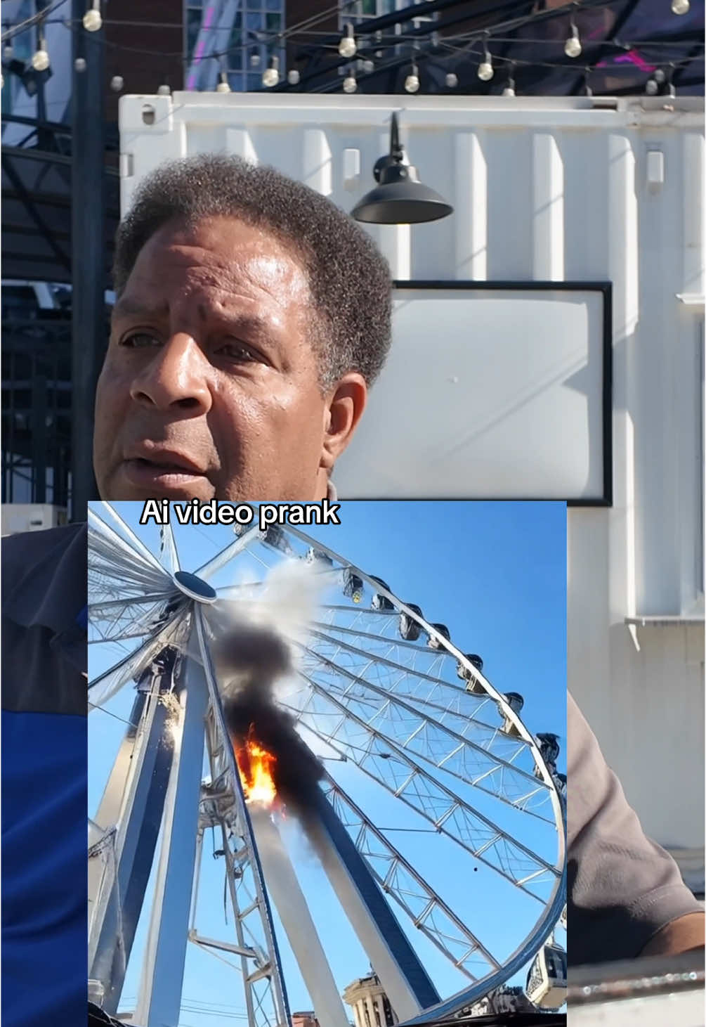 Ai video prank at the Ferris wheel #prank #comedy #comedyvideo #Ai #trending 