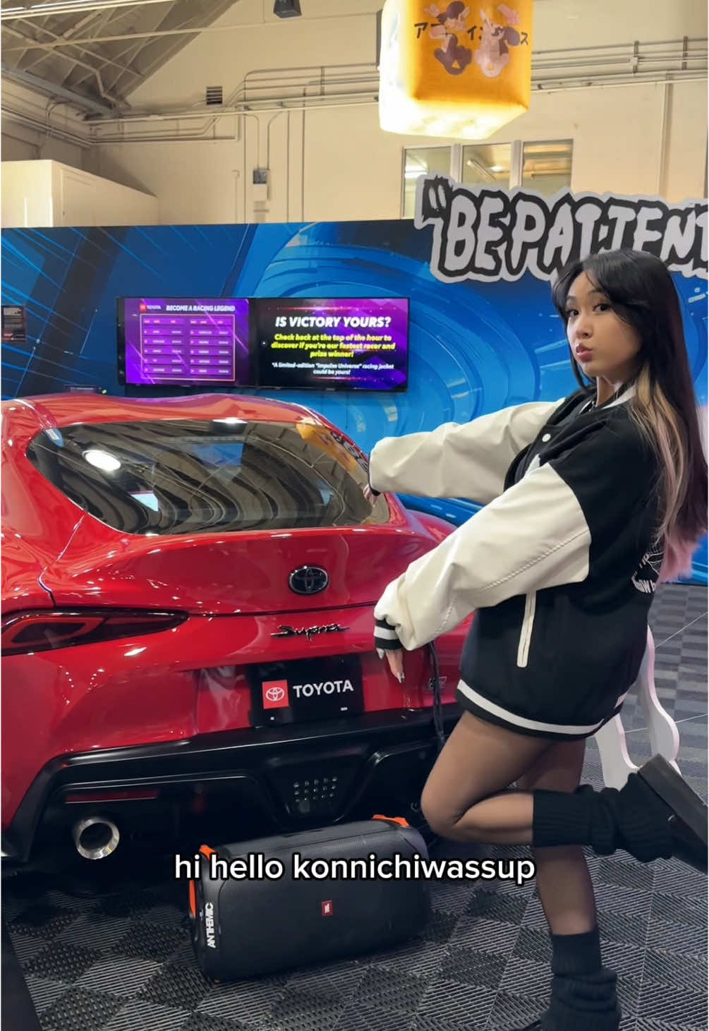 Vroom vroom 🏎️ Had so much fun at the @Toyota USA activations at Anime Impulse! #Ad #LetsGoPlaces #ToyotaAnime #GRIPS3 #ImpulseUniverse 