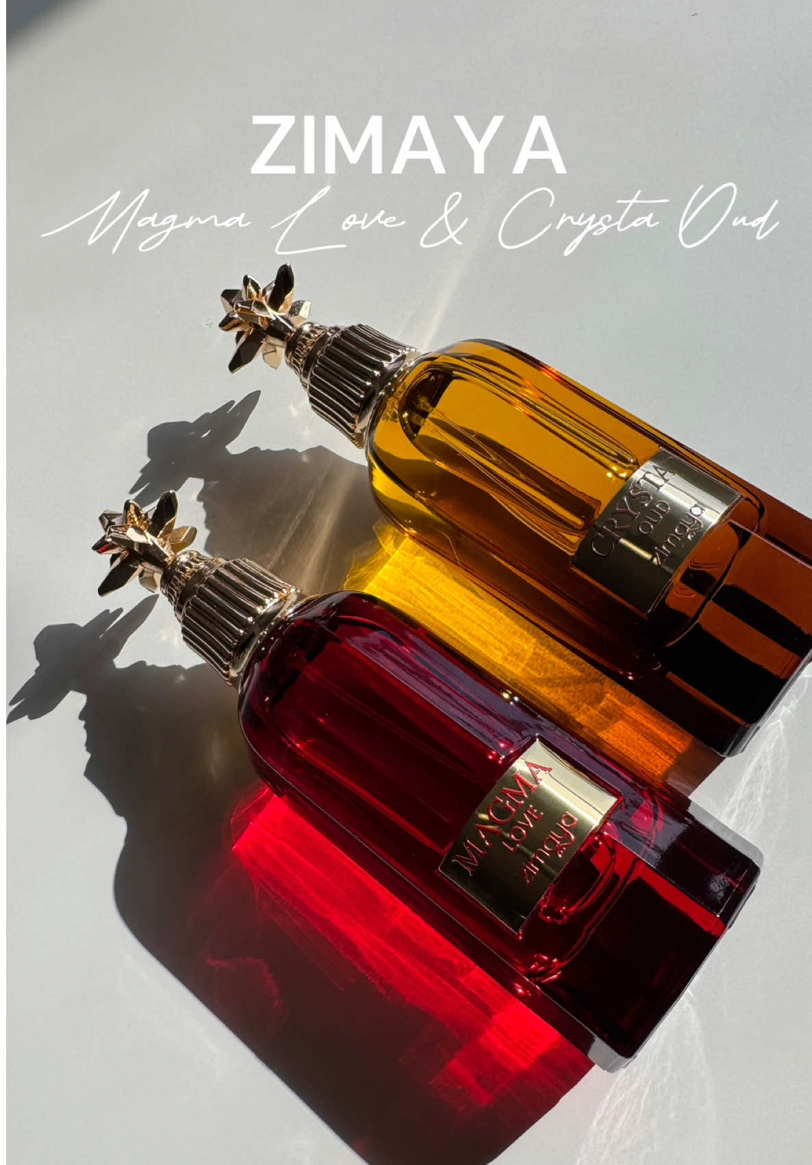 Unboxing two remarkable fragrances from @Zimaya Perfumes ✨ Magma Love – A sensual floral fruity dream that feels like a warm, golden embrace. It opens with a juicy burst of pomegranate, lily, and saffron, leading into a creamy floral heart of tuberose, jasmine, and vanilla. As it dries down, the musk, amberwood, and ambroxan wrap the scent in a soft, radiant glow. Lasts about 7-8 hours with intimate projection. Perfect for fall, winter, and romantic evenings. — Notes: ✨Top Notes: Fruity, Pomegranate, Lily, Saffron ✨Mid Notes: Tuberose, Jasmine, Gardenia, Vanilla, Amberwood ✨Base Notes: Gardenia, Ambroxan, Musk, Rose, Peony — Crysta Oud (Unisex) – A refined oud with a fresh, modern twist. It opens bold with smoky agarwood, incense, and rose, then spices things up with a heart of pink pepper, ginger, and jasmine, adding an unexpected freshness. The dry-down is deep, woody, and slightly sweet, with amberwood, saffron, and raspberry making it luxurious yet wearable. Lasts 8-9 hours with strong projection. Ideal for fall, winter, and sophisticated evenings. — ✨Top Notes: Agarwood, Incense, Rose, Grapefruit, Juniper ✨Mid Notes: Mint, Pink Pepper, Ginger, Jasmine, Cardamom ✨Base Notes: Amberwood, Benzoin, Saffron, Rose, Raspberry, Musk — Want to try them? Use my code: CHELSEAFRAGENTHUSIAS15 for some $$ off. Link in bio!  *Gifted #capcut #zimayaperfume #unboxing #luxuryscents #afnan #affordableluxury #perfumetiktok #fragrance #affordableperfumes #fragrancelover #roses #fragrancecommunity #Love #trend #luther #fyp #sotd #fragrancereview 