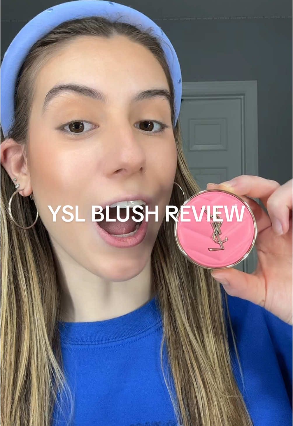 Trying the new YSL powder blushes💗 #yslblush #bestblush #newmakeup #blushreview @YSL Beauty 