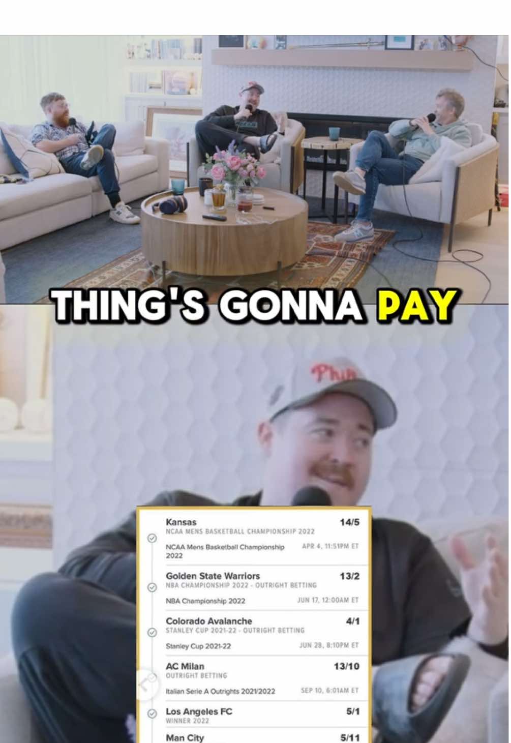 Nobody gift me a parlay.. ever! 😂 #mattandshanessecretpodcast #shanegillis #shanegilliscomedy #mssp 