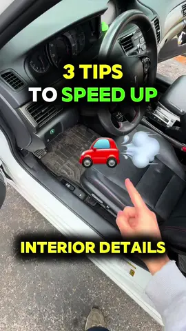 3 PRO TIPS TO SPEED UP INTERIOR DETAILS #mobiledetailing #cardetailingtips #autodetailingbusiness #interiordetailing #detailingtips #creatorsearchinsights 