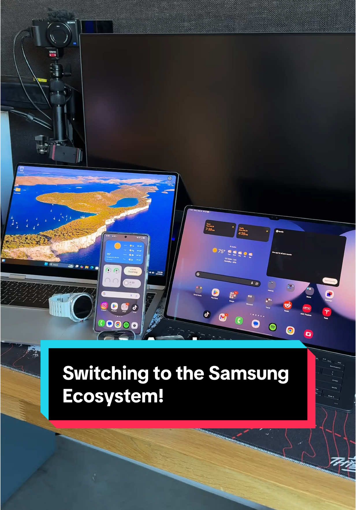 Switching to the Samsung Ecosystem! #samsung #apple #milesabovetech #techtok #android #iphone #galaxy #s25ultra #techgadgets 