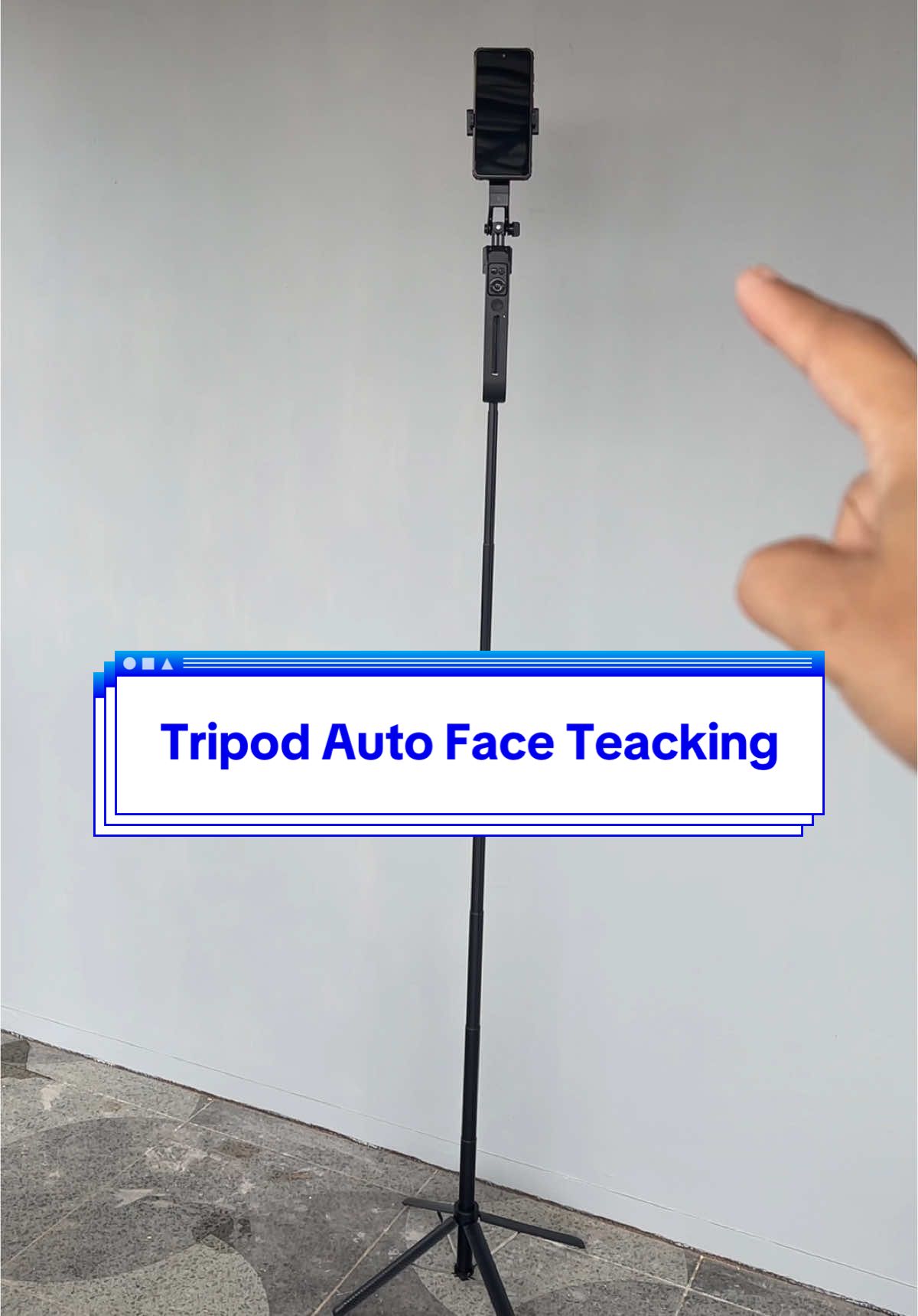 Alat Konten Tripod lengkap Auto Face Tracking. #alatkonten #tripodautofacetracking #autofacetracking #facetracking #tripodbluetooth #edukasiaffiliate 