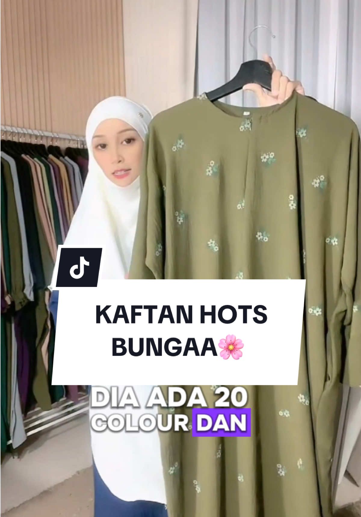 Kaftan ala baju kurung✅ corak printed bunga✅ironless material✅simple and elegant style✅20 warna pilihan✅ CH MAX: 50inch✅ HT MAX: 168cm✅ #muslimahfashion #jubahmuslimah #kaftanselesapakai #kaftanviral #kaftancantik #kaftanprinted #kaftanfashion #ramadhanoutfitinspiration #raya #dailywear #foryou #fyp 