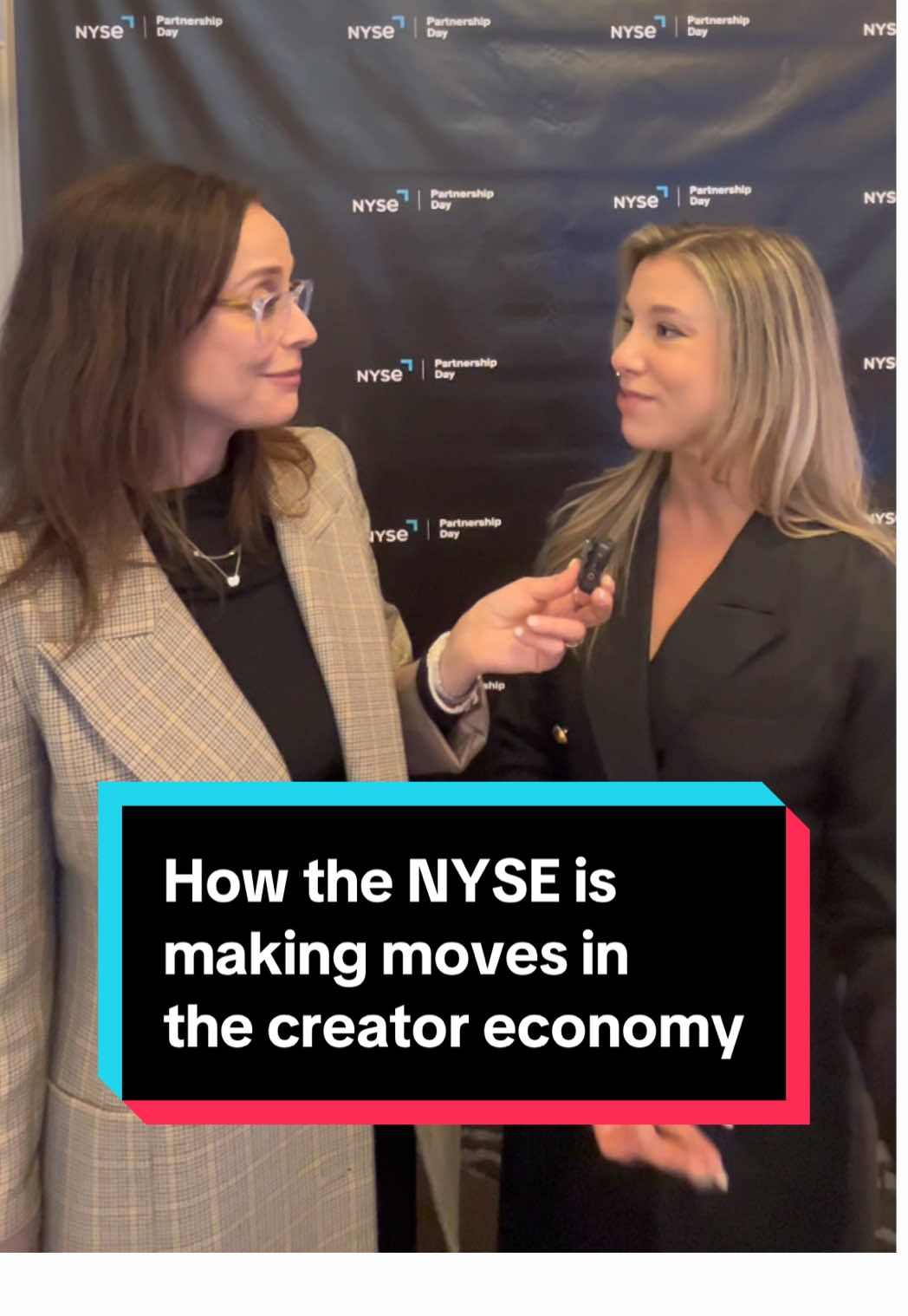 Wait… the NYSE is becoming a digital media company too? 🤯 When you think of the New York Stock Exchange, you probably picture stocks, trading, and Wall Street hustle… but in today’s digital world, even the NYSE is thinking like a media brand and creator.  I caught up with @The New York Stock Exchange’s head of social media, Laura Diorio, at their first-ever #PartnershipDay to talk about how they’re using digital content to expand their reach, attract future companies to list, and even create new revenue opportunities. The future of media isn’t just for traditional publishers—it’s for every brand, including institutions like the NYSE. Who else is seeing this shift? #nyse #creatoreconomy #futureofmedia #newyorkstockexchange #contentcreator #interview 