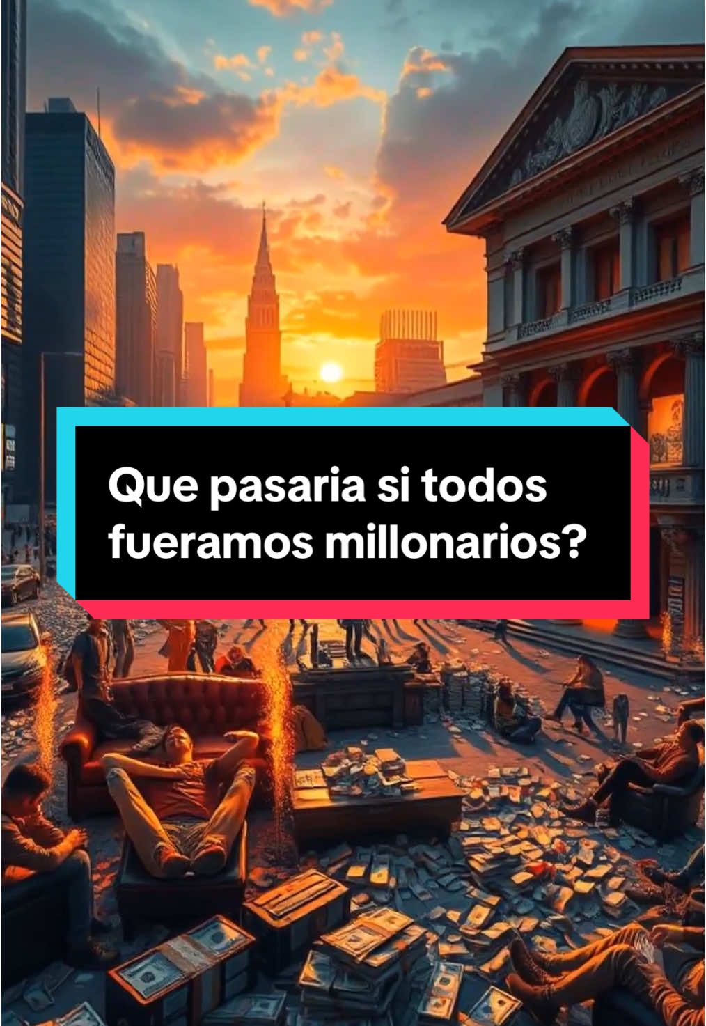 Qué pasaría de la nada todos fueramos millonarios? #quepasaria #SabiasQue #datos #curiosidades #millonario 