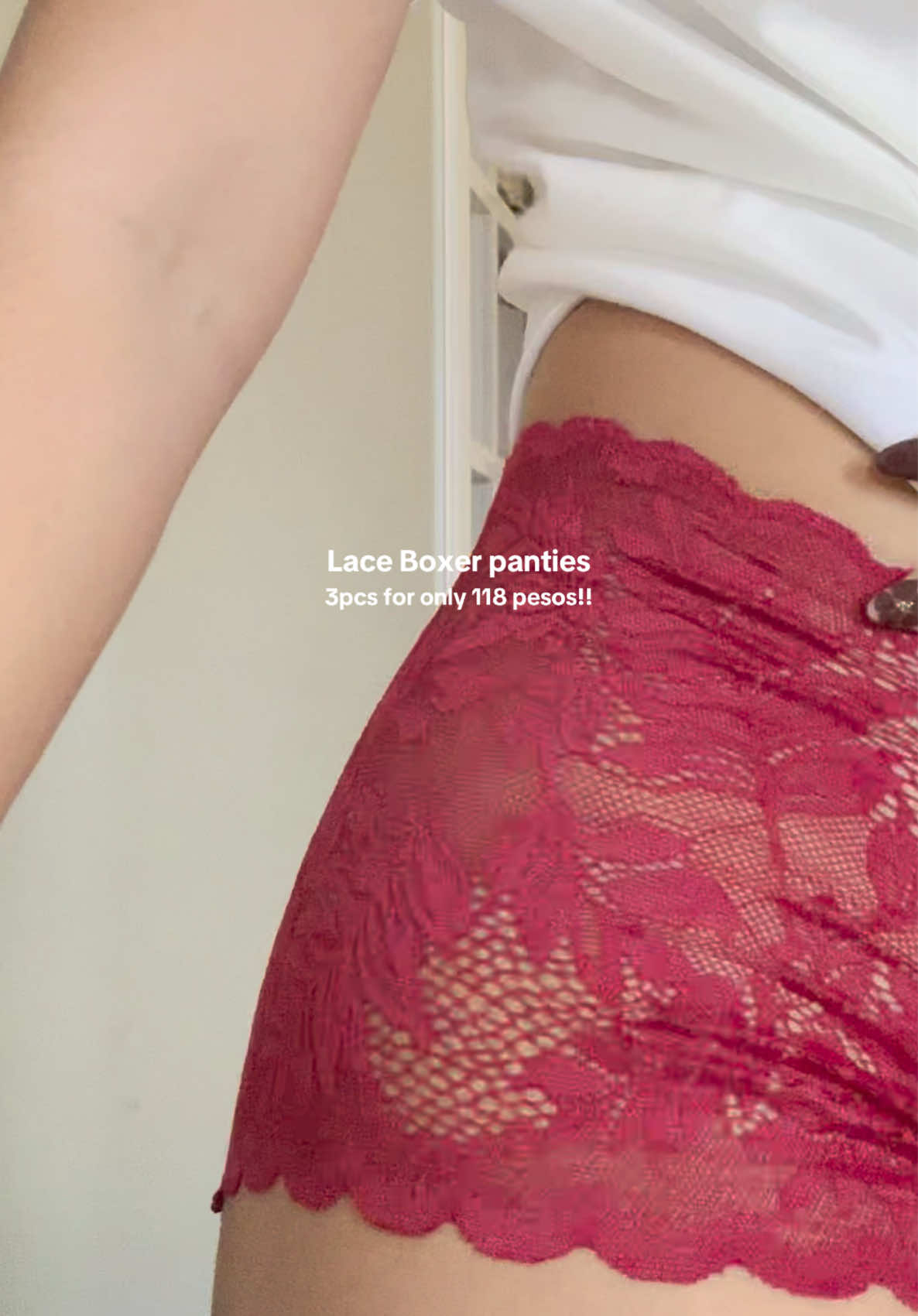 No more itim singit sa lace panties na to! #lace #finetoo #fyp 