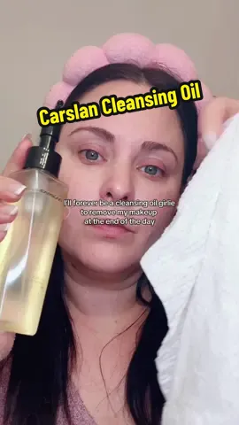 This is the best cleansing oil imo @carslan_us #cleansingoil #carslan #makeupremoval #facialoil #facialcleanser #skincaretips 